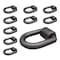 Mytee Products 1in Heavy Duty Weld-On Forged D Ring 47,000 Lbs, 10PK D-Ring01-Wx10 - alternate 2