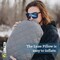 Klymit Luxe Gray Camping Pillow 12LPGY01D - alternate 4