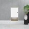 Homeroots 16" Natural Wood Floating Single Door Bathroom Vanity And Medicine Cabinet 543574 - alternate 4
