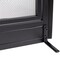 Lavish Home Fireplace Screen 3 Panel Gate with Doors & 4PC Fire Place Tools Set with Poker, Tongs, Brush, Shovel 80-FPTS-12 - alternate 4