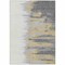 Homeroots 5' X 8' Gray Charcoal And Tan Abstract Washable Indoor Outdoor Area Rug 601213 - alternate 2