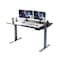 Homeroots 48" Adjustable Black and Gray Stainless Steel Standing Desk 397726 - alternate 3