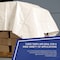 Tarps Now Heavy Duty Tarp, 10 ft x 12 ft, 12 Mil, White, Reinforced Polyethylene CSP12FW-1012 - alternate 4