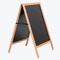 M&T Displays Rustic Wood 23.6x30.7 Inch Double Sided Chalkboard A-Frame UWOD006078X2000 - alternate 3