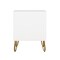 Manhattan Comfort Avira 20 in Nightstand in White (1-Drawer) NS1720-WH - alternate 2