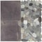 Daltile Pebble Oasis Natural Stone Art Deco Pebble Mosaic 11in x 11in in Honed Coastal, 11PK PB38ARTDCPBMSHN - alternate 1