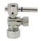 Westbrass Toilet Kit W/ 1/4-Turn nom comp Stop and Wax Ring, Lever Handle in Satin Nickel D1614TBL-05 - alternate 5