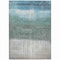Homeroots 10' X 14' Teal Blue And Gray Abstract Washable Indoor Outdoor Area Rug 632064 - alternate 4