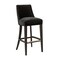 Manhattan Comfort Beever Chenille Wood Upholstered Barstool in Black BS027-BK - alternate 3