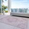 Homeroots 3' X 5' Pink Floral Medallion Washable Indoor Outdoor Area Rug 607914 - alternate 6