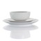 Elama Owen 18 Piece Porcelain Dinnerware Set with 2 Large Serving Bowls in White EL-OWEN - alternate 5