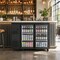 Yeego 47.2 inch Commercial Freestanding 381-bottle Bar Counter Beverage Cooler Fridge with LED Display YG-BTC-350FC-ZO - alternate 4