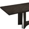 Homeroots 98" Dark Gray Solid Wood Dining Table 366216 - alternate 2