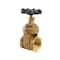 Everflow FIP Heavy Duty Gate Valve with Wheel Handle, Cast Brass 1-1/2" 207T112-NL - alternate 3