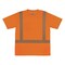 Ergodyne Hi-Vis Shirt, 5XL, Orange, Short Sleeve 22249 - alternate 1