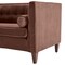 Homeroots Pink Velvet Upholstered Sofa with Bolster Pillows 473454 - alternate 2