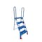 5Seconds Brand 4 Step High quality steel, Lock-N-Stock Folding Ladder, 350 lbs, Blue 555114 - alternate 2