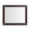 Homeroots 33" Brown and Gold Wood Framed Accent Mirror 510890 - alternate 1