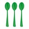 Smarty Had A Party Green Disposable Plastic Party Spoons, 600PK 410S-G-CASE - alternate 3