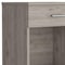 Homeroots 22" Gray Wood One Drawer Nightstand 543645 - alternate 3