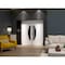 Vdomdoors Front Exterior Prehung Aluminum Double Doors Ronex1077 Teak 1 Sidelight Mirrored Clear Glass Entry RONEX1077DEXD-OAK-W72+14xH80-LH-I - alternate 3