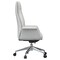 Leisuremod Summit High-Back Office Chair in Faux Leather & Aluminum Frame with Swivel & Tilt, White SOT21WL - alternate 3