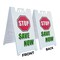 Signmission Stop Save Now, A-Frame & 2 Decals Installed, Heavy-Duty Plastic Frame SBHD-D-2436-Stop Save Now - alternate 3