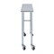 Amgood 30in D x 12in L Stainless Steel Open Base Table, 3in Casters AMG WT-3012-RCB-WHEELS-Z - alternate 3