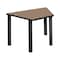 Regency Learning School Desk, 36 in W X Wood, Metal, Noble Oak / Black TSD36231918NOBPBK - alternate 1