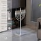 Vintiquewise Silver Finish Modern Contemporary Hanukkah Menorah with Remote Control for Home, Office, or QI004694.SL - alternate 2