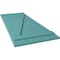 Ekena Millwork True Fit PVC, Four Board Joined Board-n-Batten Shutters w/Z-Bar, Pure Turquoise , 21 1/2W x 44H, PR TFP102BBF21X044PT - alternate 5