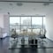 4Dock Gray Frame 55in W x 30in D Particleboard Tabletop Electric Standing Desk w/ Dual-Motor 3-Stage leg ET223 - alternate 2