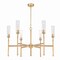 Z-Lite Esme Modern Gold 6 Light Chandelier 3047-6MGLD - alternate 3