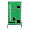 5S Supplies Housekeeping Shadow Board Broom Station V3, Green / Black Shadows, Kit + Stand HSB-V3-GREEN-KIT-STAND - alternate 1