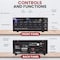 Pyle PyleCompact Mini Home Power Amplifier, 40W Smart Stereo Receiver, AUX, 2 Mic Inputs - PCM20A PCM20A - alternate 3
