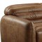 Homeroots 95" Dark Brown Top Grain Leather Sofa With Black Legs 491345 - alternate 3