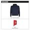 Milwaukee Tool Men's Heated Hoodie, Up to 8 hours Time, Zipper Closure, Blue, Size 3XL M200U-203X - alternate 3