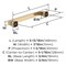 Amerock Hybridize 5-1/16 inch (128mm) Center-to-Center Champagne Bronze Cabinet Pull, 10PK 10VMP37062CZ - alternate 2