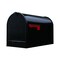 Architectural Mailboxes Stanley post mount mailbox, black (Jumbo) ST200BAM - alternate 1