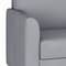 Flash Furniture HERCULES Diplomat Gray LeatherSoft Sofa with Clean Line-Stitched Frame and Chrome Legs BT-827-3-GY-CHR-GG - alternate 3