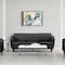 Office Star Products Lounge Seating Sofa, Black Faux Leather SL59403-U65 - alternate 5