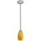 Access Lighting Champagne, Pendant, Brushed Steel Finish, Maya Glass 28012-1R-BS/MYA - alternate 2