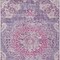 Homeroots 5' X 8' Purple Floral Medallion Washable Indoor Outdoor Area Rug 607849 - alternate 2