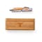 Picnic Time Family Of Brands NCAA Texas Longhorns Elan Deluxe Corkscrew In Bamboo Box 868-00-505-193-1 - alternate 2