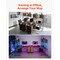 Vevor L-Shaped Gaming Desk with LED Lights 62.2 in Reversible Corner Computer Desk DX0202-C250338D-01 - alternate 3