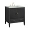 James Martin Vanities Myrrin 30" Single Vanity, Carbon Oak w/ 3 CM Ethereal Noctis Silestone Top 485-V30-CBO-3ENC - alternate 2