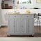 Crosley Full Size Wood Top Kitchen Cart KF30001EGY - alternate 3