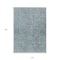 Homeroots 10' X 14' Teal Blue And Gray Southwestern Washable Indoor Outdoor Area Rug 587091 - alternate 3