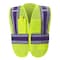 2W International High Vis Public Safety Vest, Plus, Purple PWB503 PR JM - alternate 1