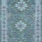 Homeroots 5' X 8' Blue Geometric Washable Indoor Outdoor Area Rug 607435 - alternate 3
